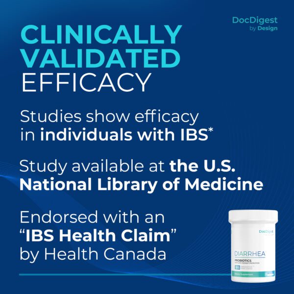 Clinically Validated Diarrhea Probiotics with IBS Health Claim