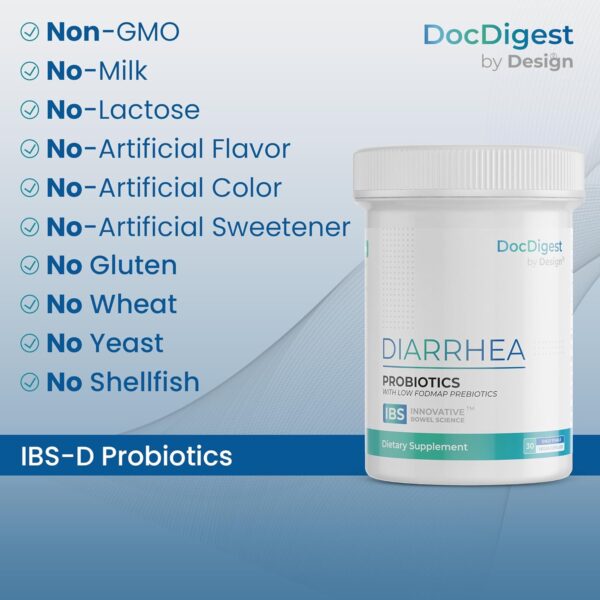 IBS-D Probiotics Free Of